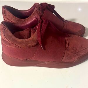 Filling Pieces Men’s maroon Suede Sneakers